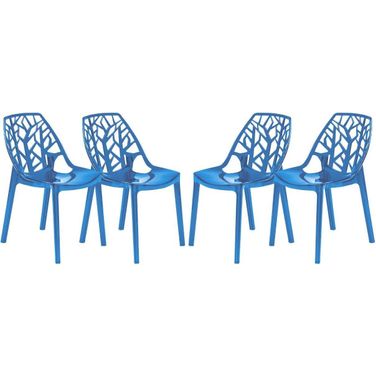 Leisuremod Modern Cornelia Dining Chair Set Of 4