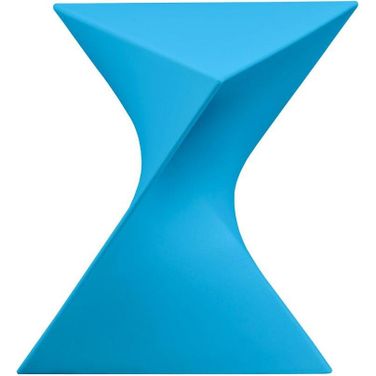 Leisuremod Randolph Modern Side Table In Blue