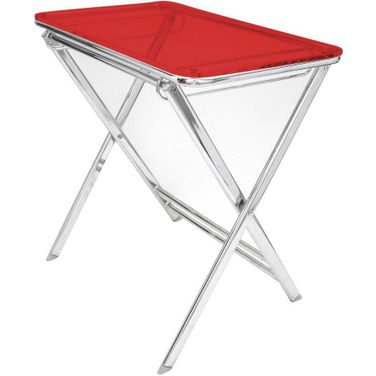 Leisuremod Victorian Foldable End Side Table Tray VT24TR
