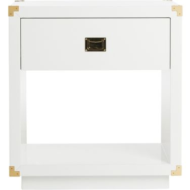 Lella Side Table In White