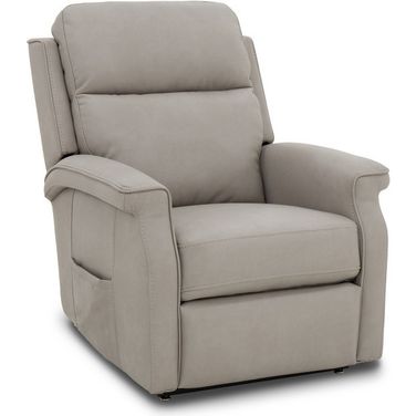 Lena Power Lift Recliner with Power Head Rest, Power Lumbar and 2 Zone Heat In Dove