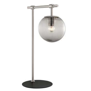 Lencho Table Lamp In Brushed Nickel