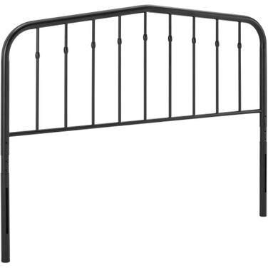 Lennon Metal King Headboard In Black