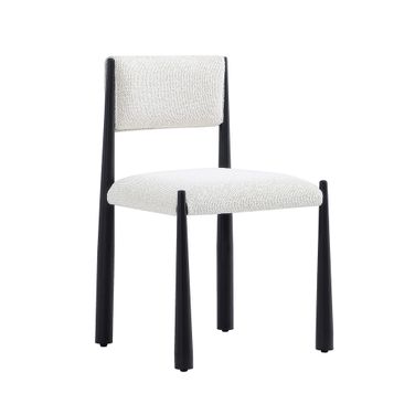 Lennor Boucle Metal Side Chair Set of 2 In Cream