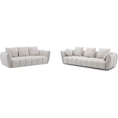 Lennox Living Room Set In Off White