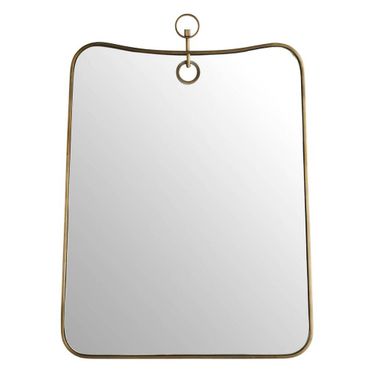 Lennox Mirror In Antique Brass