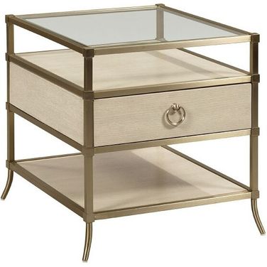 Lenox Capri Alabaster End Table
