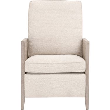Leone Recliner In Linen and Natural Gray