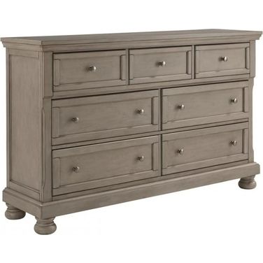 Lettner Light Gray 7 Drawer Dresser