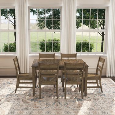 Leucadia Dining Room Set In Toasted Java