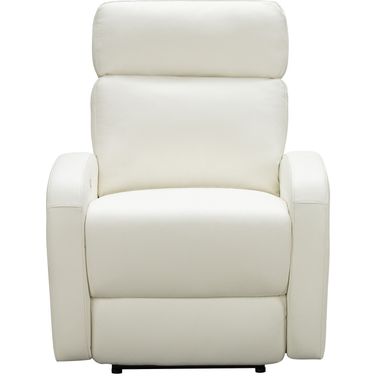 Levi Power Recliner with Heads-Up Power Forward Head Rest In White
