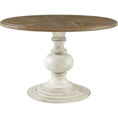 Lexi Dining Table In Reclaimed Walnut/Antique Cream