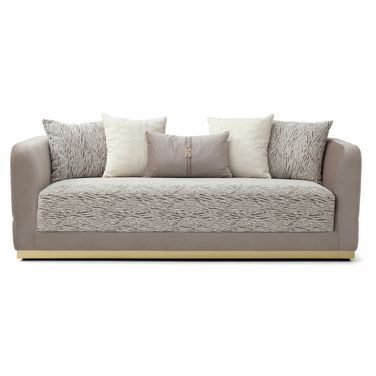 Lexington Sofa In Brown and Light Beige