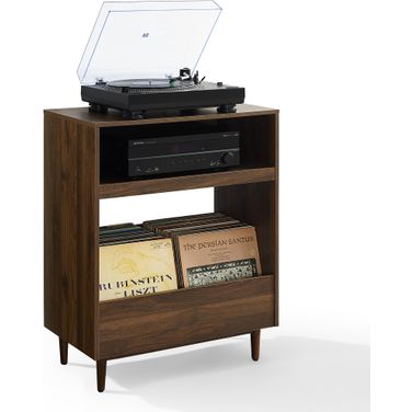 Liam Record Player Stand In Walnut