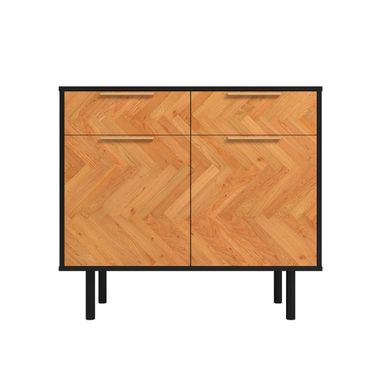 Liam Sideboard In Black and Wood