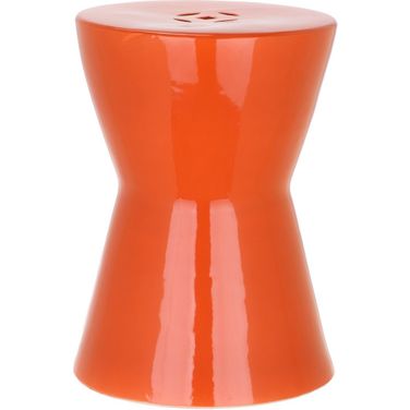 Liana Orange Garden Stool