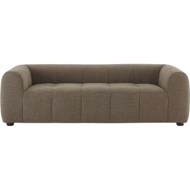 Liana Upholstered Fabric Sofa In Mocha