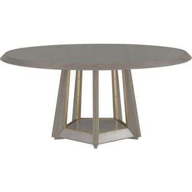 Libby Langdon Benjamin 72 Inch Dining Table In Sheer Dove