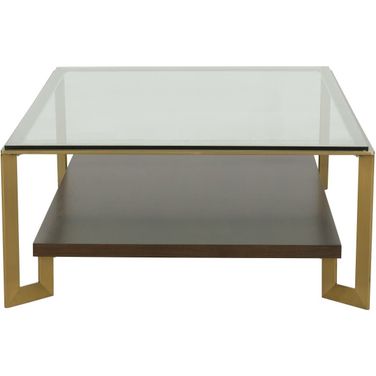 Libby Langdon Cannon Cocktail Table In Smoked Stone