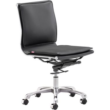 Lider Plus Armless Office Chair In Black