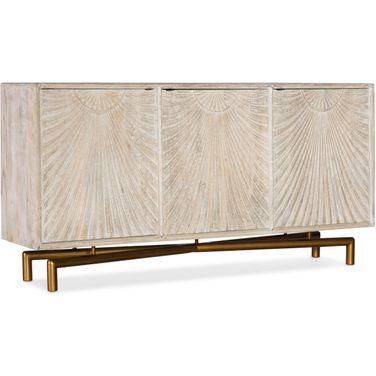 Light Wood Entertainment Console