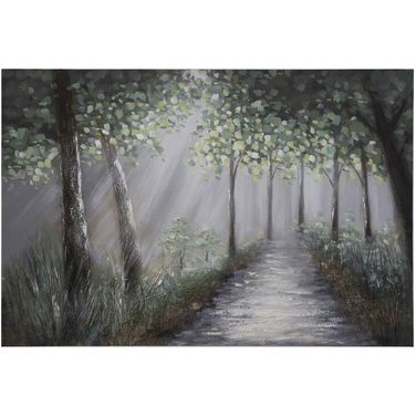 Lighted Path I Wall Art In Multicolor