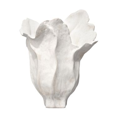 Lilly Porcelain Decorative Vase In White