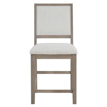 Lily 24 Inch Counter Chair Set of 2 In Gray