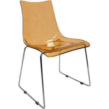 Lima Acrylic Chair In Amber