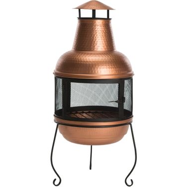 Lima Copper and Black Chiminea
