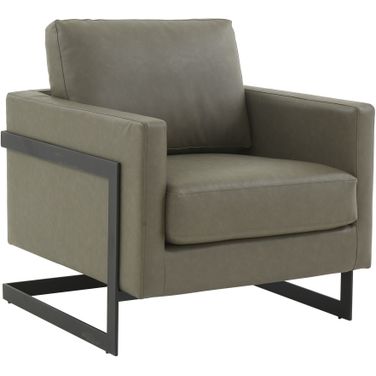 Lincoln Accent Arm Chair In Grey