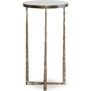 Linda Accent Table In Antique Bronze