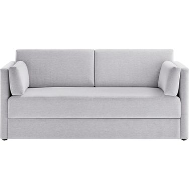 Linden Upholstered Heathered Chenille Sofa In Newsprint