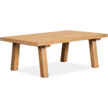 Lindon Rectangular Cocktail Table In Wheat