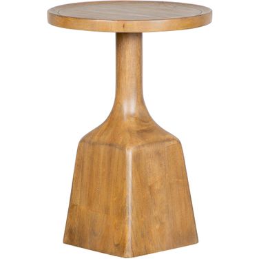 Lindon Round Pedestal Accent End Table