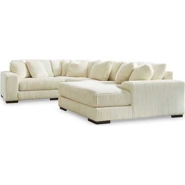 Lindyn 4-Piece Sectional In Ivory