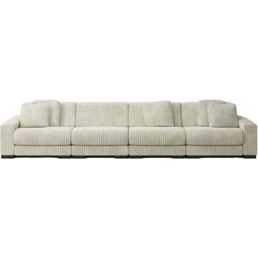 Lindyn 4-Piece Sofa Sectional In Ivory