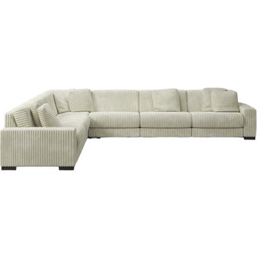 Lindyn 6-Piece Sectional In Ivory