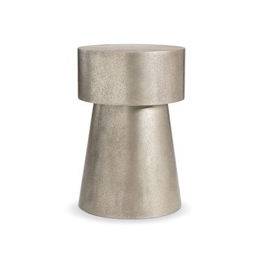 Linea Metal Round Side Table