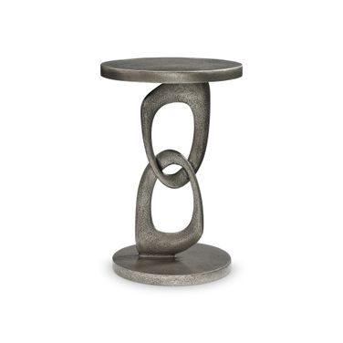 Linea Pedestal Side Table