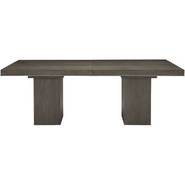 Linea Rectangular Dining Table in Cerused Charcoal