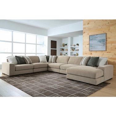 Linenhause 6-Piece Sectional with Chaise In Dune