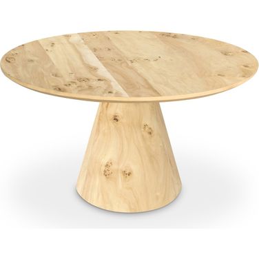 Linette Dining Table In Burl Wood