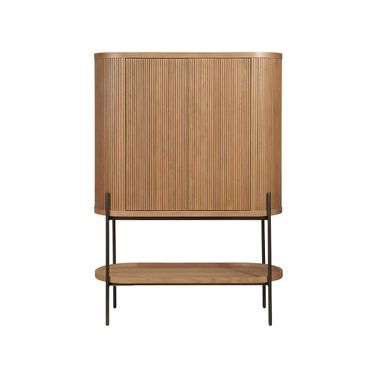 Linnea Bar Cabinet In Natural Oak