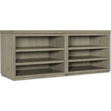 Linville Falls 72 Inch Credenza With Two Open Desk Cabinets