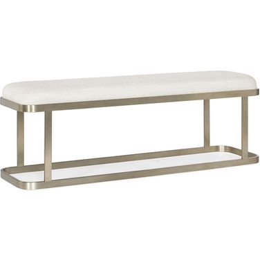 Linville Falls River Branch Upholstered Bench