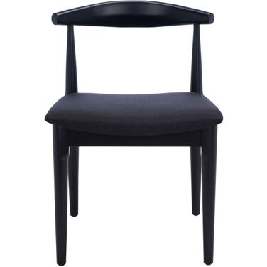 Lionel Retro Dining Chair Set of 2 in Black DCH1003B-SET2