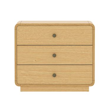 Liora 28 Inch Solid Wood Nightstand In Natural