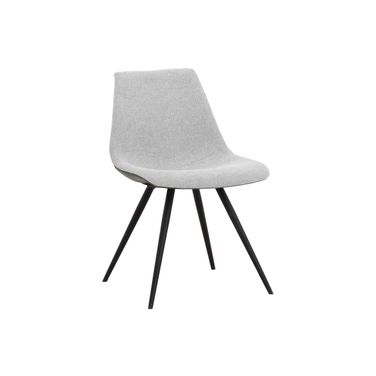 Lipa Dining Chair In Belfast Heather Grey and Rosemary