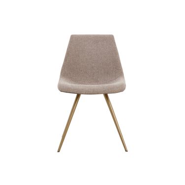 Lipa Dining Chair In Belfast Oyster Shell and Porpoise